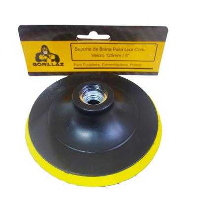 Imagem de Suporte De Boina Para Disco Lixa 5" Rosca M14 Lixadeira