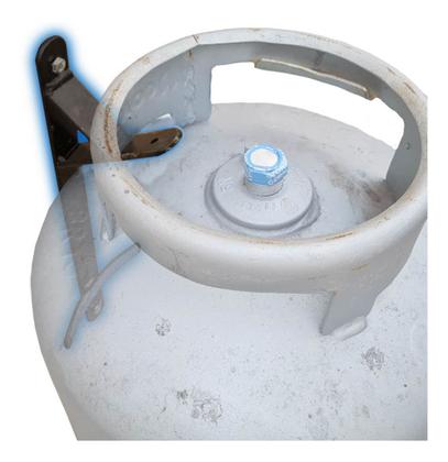 Imagem de Suporte De Bojao de Gas Parede Vertical Para Botijão De Gás Anti Furto
