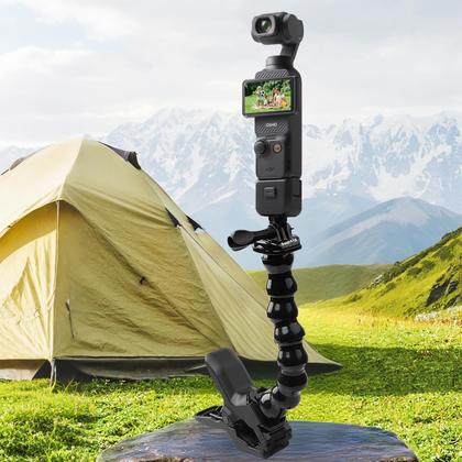 Imagem de Suporte de braçadeira com pescoço de ganso para GoPro Hero 13-4 Session