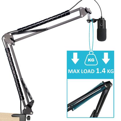 Imagem de Suporte de braço Mic Boom com filtro Pop para Fifine K669 da SUNMON