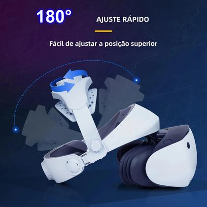 Imagem de Suporte De Cabeça Ajustável E Retrátil Para Óculos SONY PS VR2 PlayStation VR - Acessórios De