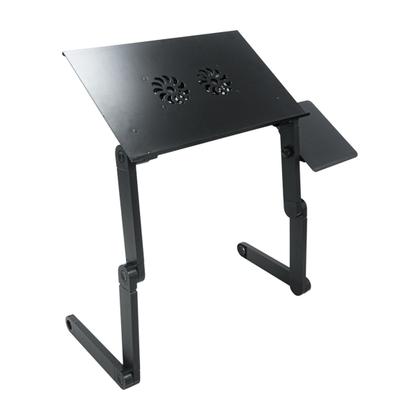 Imagem de Suporte De Cama Desk C/ Mousepad P/ Notebook C/ Cooler Preto