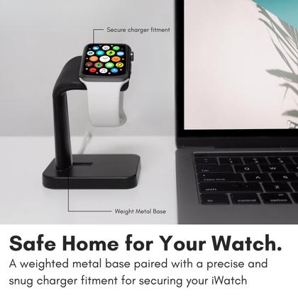 Imagem de Suporte de carregador para Apple Watch Macally Série 1-10, SE 40/42/44 mm