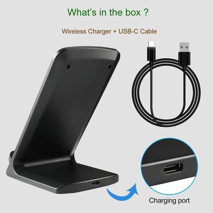 Imagem de Suporte de carregador sem fio OneCut para Samsung Galaxy S24+ S24 Ultra S23 S22 S21 S20 FE S10 S10e S9 Plus S8 Note 20 10 9 8 Z Flip Fold 5 4 3