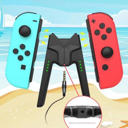 Imagem de Suporte de Carregamento Portátil para Nintendo Switch OLED - Dock para Joy-Con