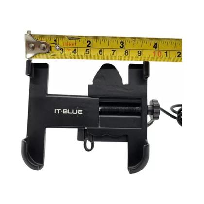 Imagem de Suporte de celular com carregador para Moto e Scooter bike em alumínio