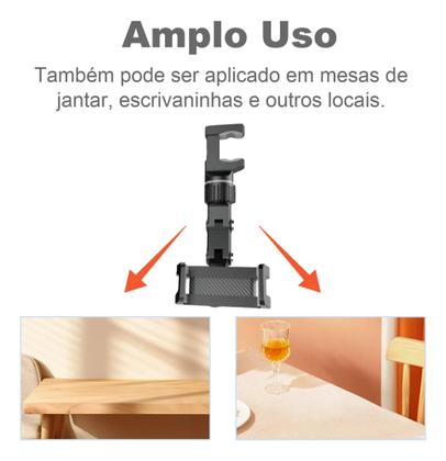 Imagem de Suporte de Celular Para Carro CJ-61 Espelho Retrovisor Preto