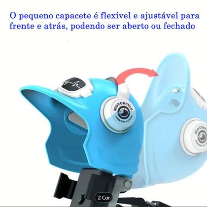 Imagem de Suporte de Celular Para Fixar ao Guidão de Moto ou Bike Modelo Capacete Capacetinho - Oberon