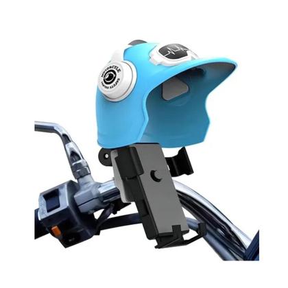 Imagem de Suporte de Celular para Moto Bike Capacete Proteção contra sol e chuva Motoboy MotoTáxi Entregador