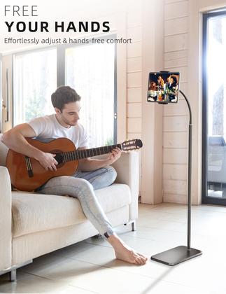 Imagem de Suporte de Chão Ajustável LanPavilion para Tablet e iPad