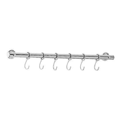 Imagem de Suporte De Cozinha Porta Talheres 40cm Com 6 Ganchos