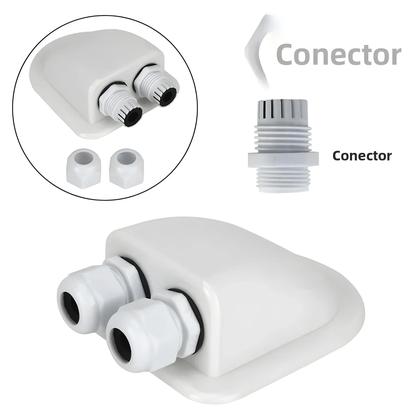 Imagem de Suporte De Entrada De Cabo Para Caixa De Junção Solar Com Duplo Orifício Acessórios Automotivos Para