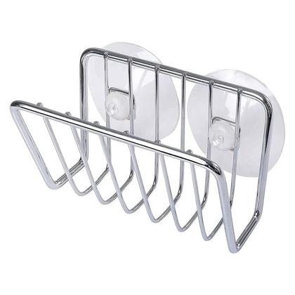 Imagem de Suporte de esponja Toplife para pia de cozinha em aço inoxidável