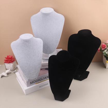 Imagem de Suporte De Exibição Para Colares E Pingentes Em Veludo, Organizador De Retratos