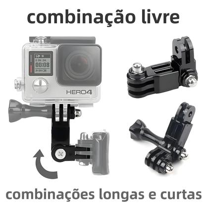 Imagem de Suporte De Extensão De Braço Ajustável Para GoPro Hero 13 12 11 10 9 8 SJCAM SJ4000 AKASO Insta360
