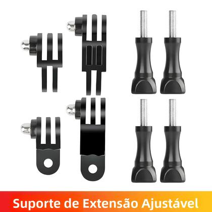 Imagem de Suporte De Extensão De Braço Ajustável Para GoPro Hero 13 12 11 10 9 8 SJCAM SJ4000 AKASO Insta360