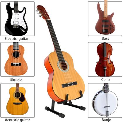 Imagem de Suporte de guitarra EASTROCK Professional Portable A Frame Black