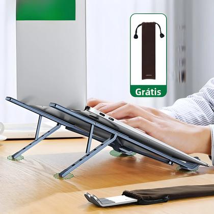 Imagem de Suporte De Laptop Dobrável Em Alumínio Para Macbook Air pro Suporte Vertical Para Notebook Com