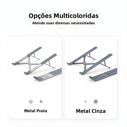 Imagem de Suporte De Laptop Dobrável Em Alumínio Para Macbook Air pro Suporte Vertical Para Notebook Com