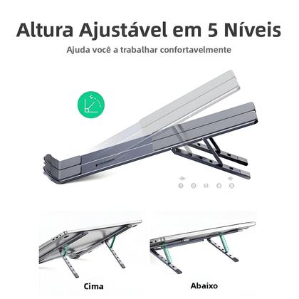Imagem de Suporte De Laptop Dobrável Em Alumínio Para Macbook Air pro Suporte Vertical Para Notebook Com