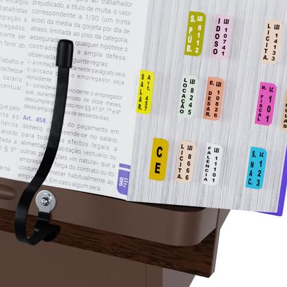 Imagem de Suporte de Livro com Estojo de Armazenamento Mini com Prendedor - Excelência