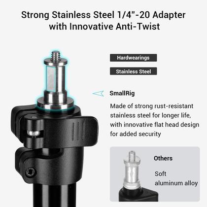 Imagem de Suporte de luz fotográfica SMALLRIG RA-S280 almofadado a ar 280 cm