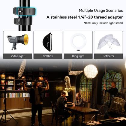 Imagem de Suporte de luz fotográfica SMALLRIG RA-S280 almofadado a ar 280 cm