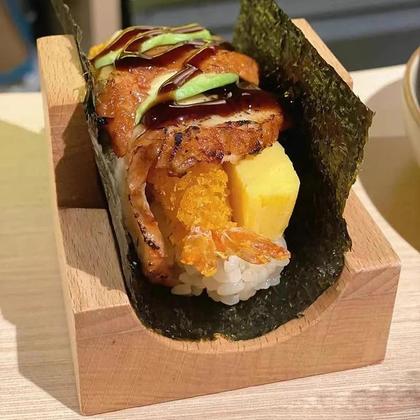 Imagem de Suporte De Madeira Para Sushi, Taco E Petiscos  Ideal Para Restaurantes, Hotéis E Uso Doméstico 