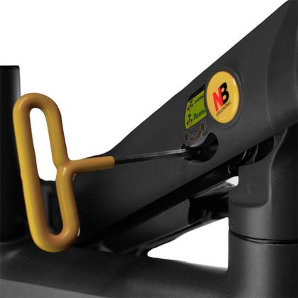 Imagem de Suporte de Mesa Articulado Gamer para Monitor de 32" a 60" North Bayou, com Pistão a Gás, RGB, Preto - F7 NB