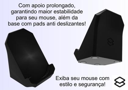 Imagem de Suporte De Mesa Branco Compativel C/ Mouse Stand Organizador