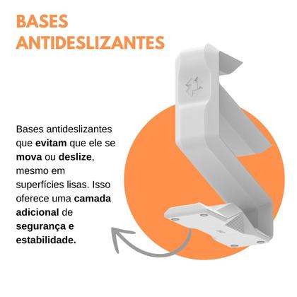 Imagem de Suporte de Mesa Compatível Com HeadSet e 2 Controles do Xbox ou PlayStation - ARTBOX3D