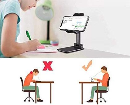 Imagem de Suporte de Mesa para Celular Ajustável Articulado Tablet Smartphone
