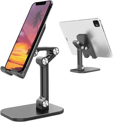 Imagem de Suporte De Mesa Para Celular Ajustável Metal SOO2