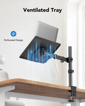 Imagem de Suporte de mesa para laptop HUANUO para notebooks de 17 polegadas ou monitores de 15” -32”