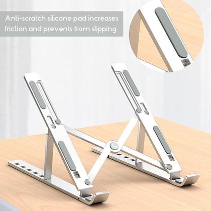 Imagem de Suporte De Mesa Para Notebooks E Tablets Em Alumínio