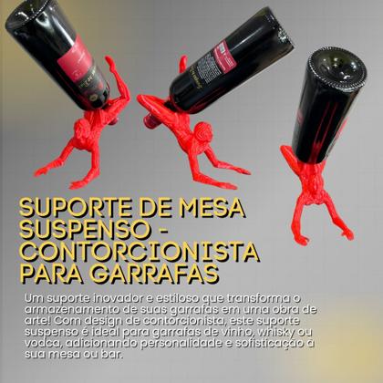 Imagem de Suporte De Mesa Suspenso - Contorcionista Para Garrafas
