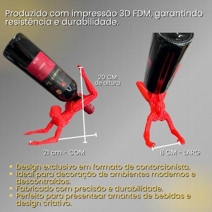 Imagem de Suporte De Mesa Suspenso - Contorcionista Para Garrafas