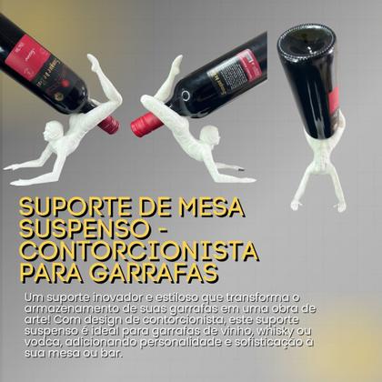 Imagem de Suporte De Mesa Suspenso - Contorcionista Para Garrafas