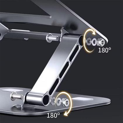 Imagem de Suporte De Metal Ajustável Notebook Note Robusto Articulável