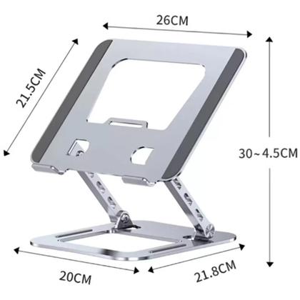 Imagem de Suporte De Metal Ajustável Notebook Note Robusto Articulável