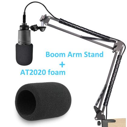 Imagem de Suporte de microfone AT2020 com filtro pop compatível com Audio-Technica AT2020 AT2020USB+ AT2035 da YOUSHARES