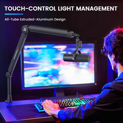 Imagem de Suporte de microfone Boom Arm Stand THRONMAX S8 para streaming de jogos