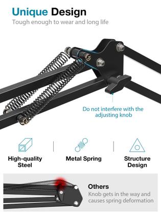 Imagem de Suporte de microfone InnoGear para Blue Yeti Nano com acessórios