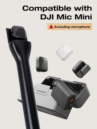 Imagem de Suporte de microfone portátil sem fio para DJI Mic Mini com filtro Pop