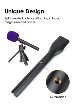 Imagem de Suporte de microfone SUNMON portátil para microfone sem fio Rode com filtro pop