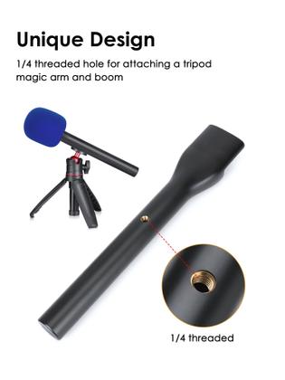 Imagem de Suporte de microfone SUNMON portátil para microfone sem fio Rode com filtro pop
