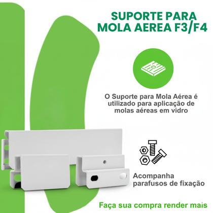 Imagem de Suporte De Mola Aérea 65/85Kg Para Porta Vidro Ipec F3/F4