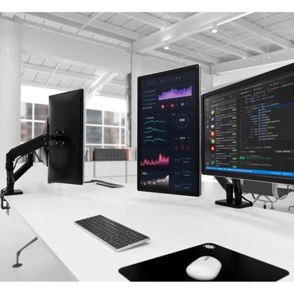 Imagem de Suporte de Monitor Braço Articulado Ajustável Tela de 12 a 32 Polegadas Modelo:Suporte Duplo