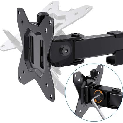 Imagem de Suporte de monitor duplo HUANUO Free-Standing para 2 telas de 32"