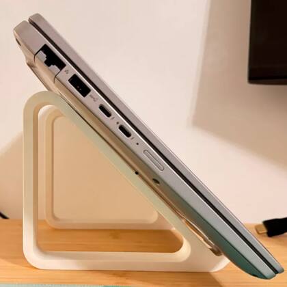 Imagem de Suporte De Notebook 45 Graus Laptop Ergonômico Cor Preto